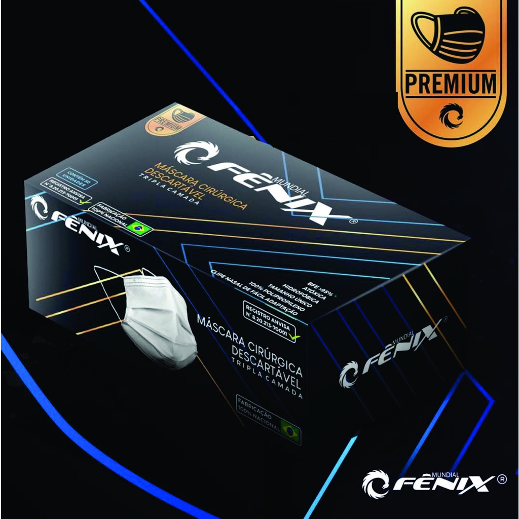 Máscara Mundial Fenix Preta: Onde Comprar | BuscaProdutos