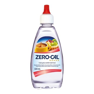 Adoçante Líquido Sacarina Zero Cal Frasco 100ml