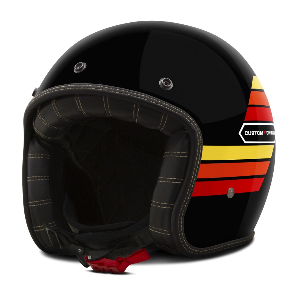 Capacete Old School Aberto Masculino Feminino Custom Etceter Old Years ...