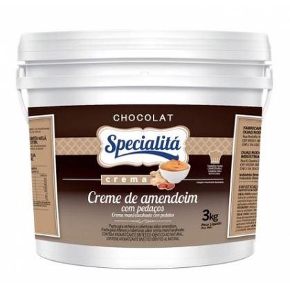 Recheio Specialitá Creme de Amendoim 3kg - Duas Rodas em Oferta na Shopee