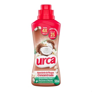 Amaciante Concentrado Urca Ternura Baby Coco 500ML - Rende 25 lavagens em Oferta na Shopee