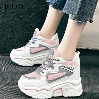 Tênis Feminino Estilo Coreano IELGY Combina Com Tudo De Sola Grossa Doce Para Aumentar Altura