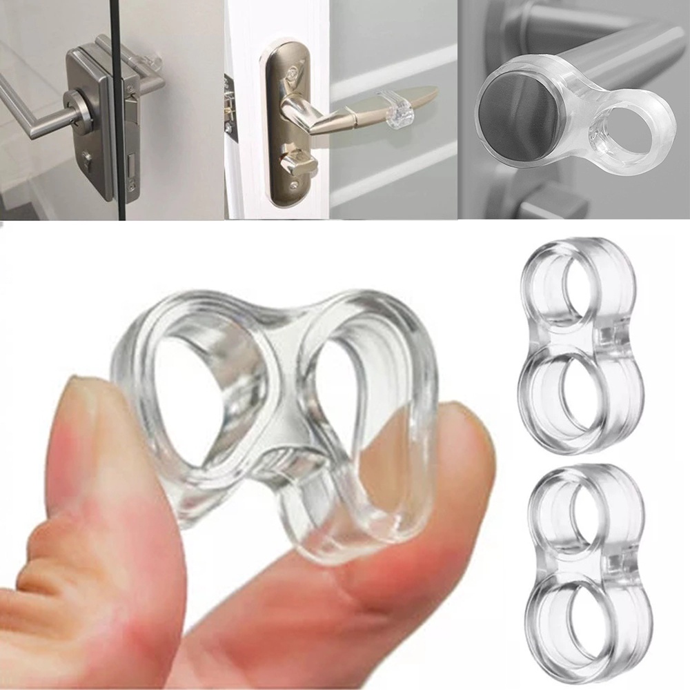 Tampão De Silicone Transparente Para Portas De Segurança Crianças Almofada Móveis De Proteção Anticolisão Doorstop em Oferta na Shopee