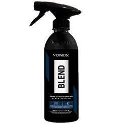 Cera Spray Carnaúba Automotiva Blend Black Vitificadora Vonixx 500ml Carros Preto Pintura Escura Cromada e Rodas