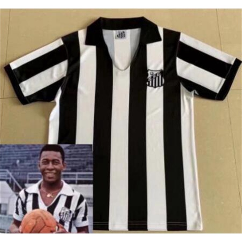 Chemise Santos – Pelé – Libertadores 1962 – Signée Avec Certificat (COA) – Collection