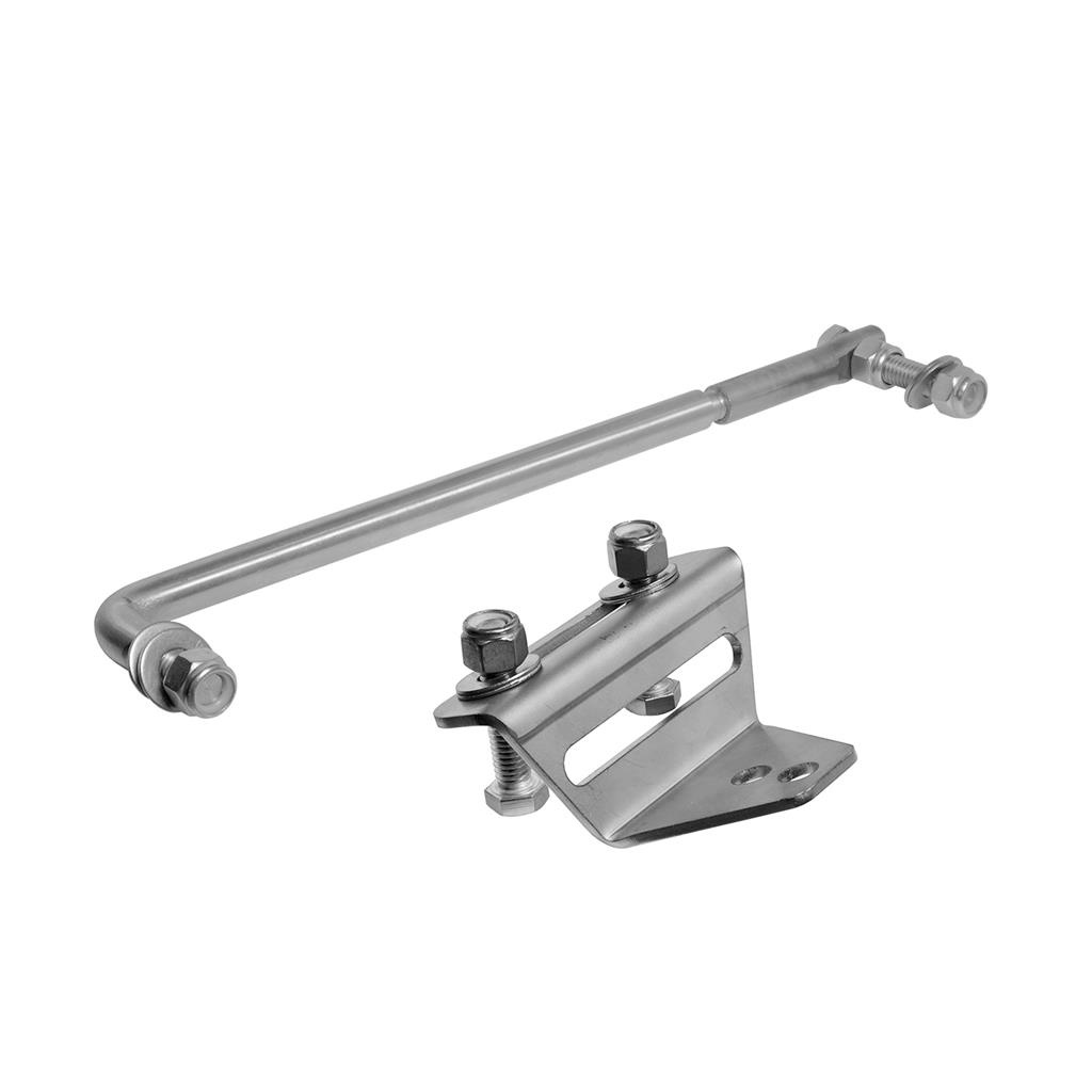 Kit Haste Braco Ligacao Curta Direcao + Suporte Motor Popa Yamaha - Barco Lancha