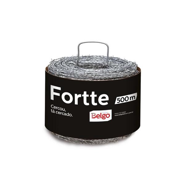 Kit com 06 bolas de Arame Farpado Fortte Rolo 500M - Belgo | Shopee Brasil