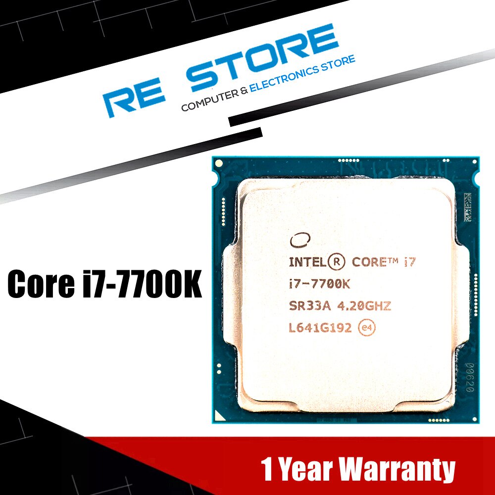 Intel Core I7-7700K – 4.5GHz – 4 Cœurs/8 Threads – Socket LGA1151 – Occasion