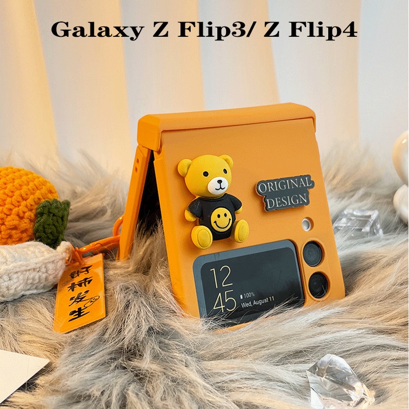 Haoshi Geração Caixa Portátil Pacote Completo Para Samsung Galaxy Z Flip 3 5G Plip 4 Capa