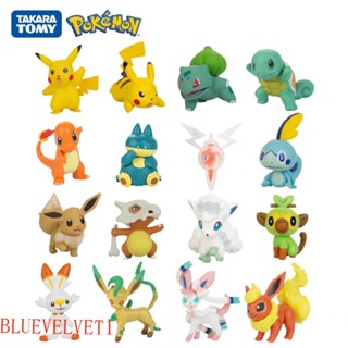BLUEVELVET1 Coleção De Figuras Pikachu 3-9cm Bonecos Charmander De Eevee De Ação