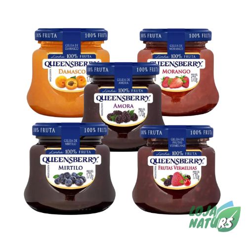 Geleia 100% Fruta Sem Glúten 170g - Queensberry