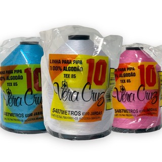Linha Vera Cruz Fio 10 Para Pipa 6000 Jardas