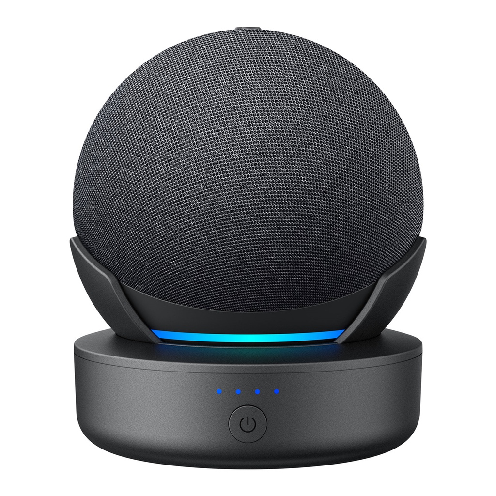 Base De Bateria Portátil De 10000mAh Para Alexa Echo Dot 4a E 5a Geração Estação De Acoplamento Smart Speaker Suporte Carregador