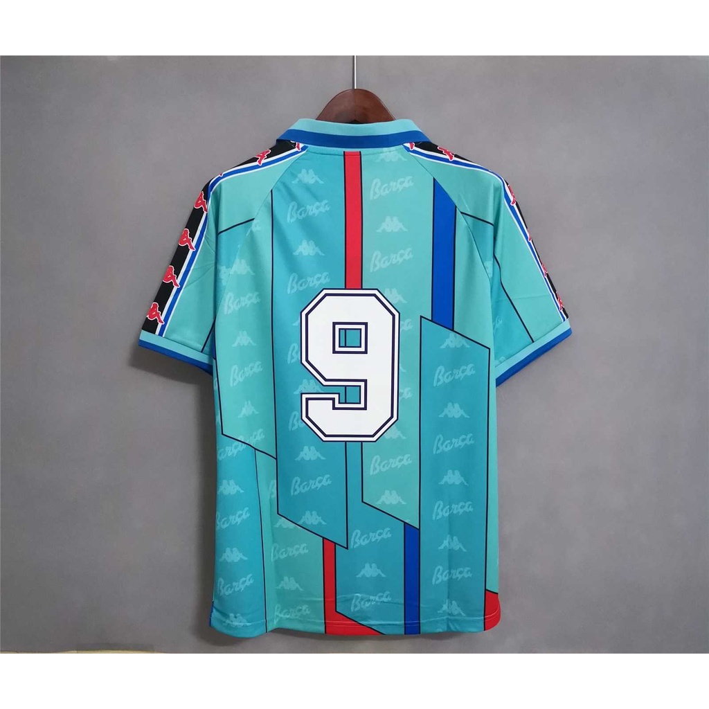 96-97 Barcelona Camiseta De Futebol Retrô De Alta Qualidade RONALDO STOICHKOV