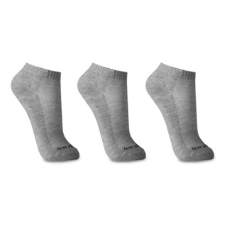 Kit 10 Meia Esportiva Cano Curto Em Algodão TS1500 Cinza