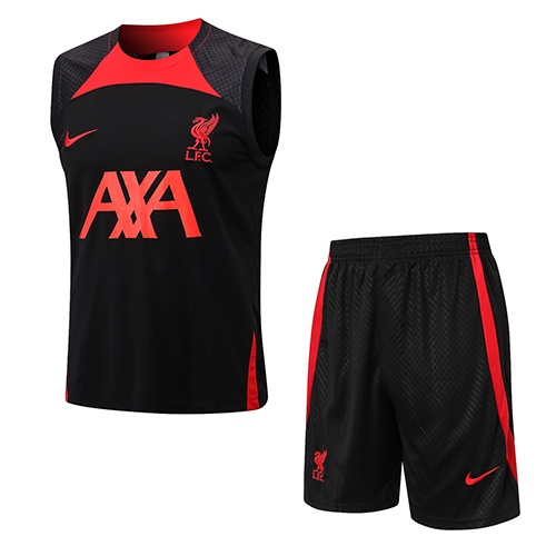 2022/2023 Colete Liverpool Treino Vest Bolso Training suit Camisa de futebol