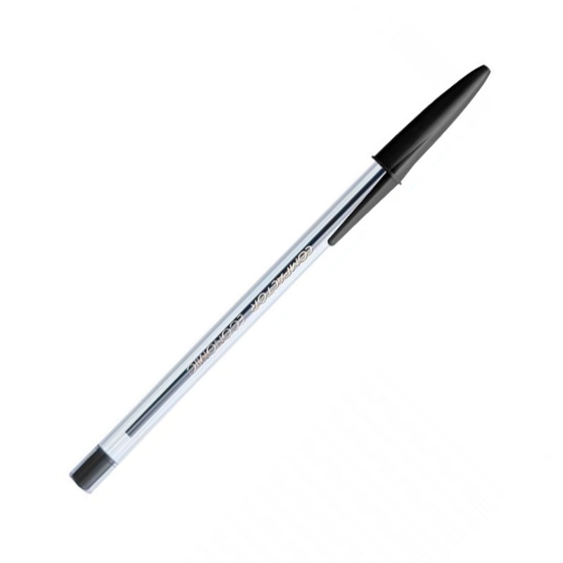 Caneta esferográfica economimc preto Compactor - Stationery