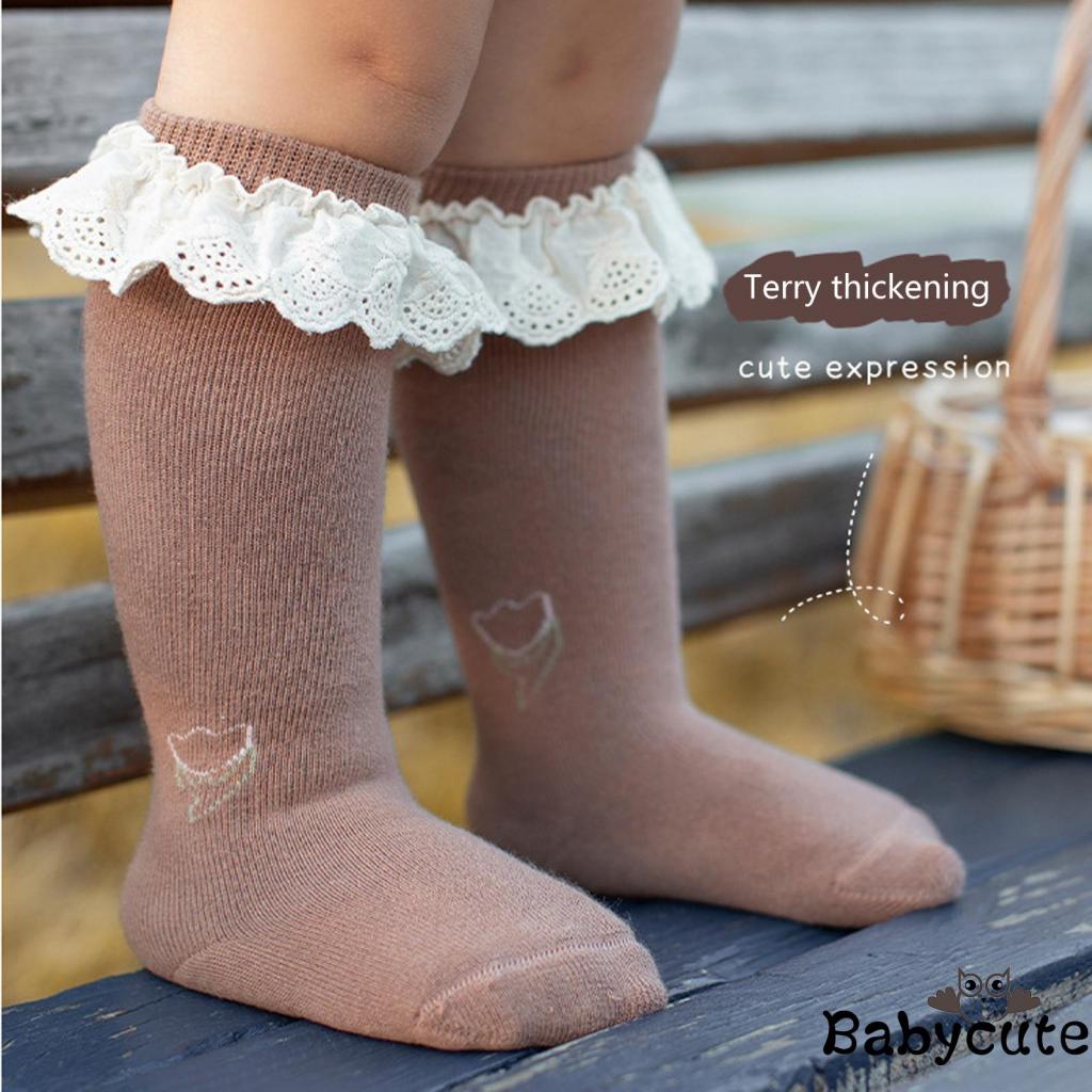 over the knee boot socks with lace