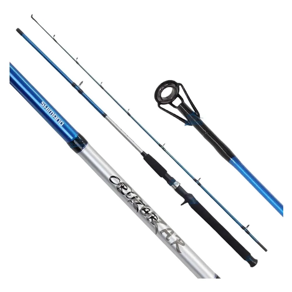 VARA CARRETILHA SHIMANO CRUZAR BLUE 1.68M 8-16LB - 2 PARTES