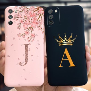 Xiaomi Poco M3 Capa Luxo Coroa Letras Silicone Traseira Do Telefone Xiomi M 3 PocoM3 2020 Macia