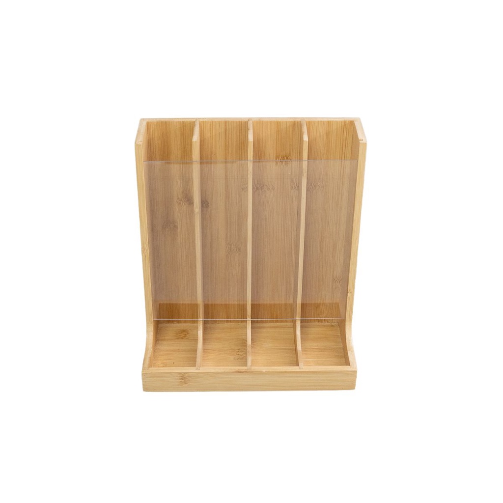 Porta cápsulas universal vertical de bambu - Oikos em Oferta na Shopee