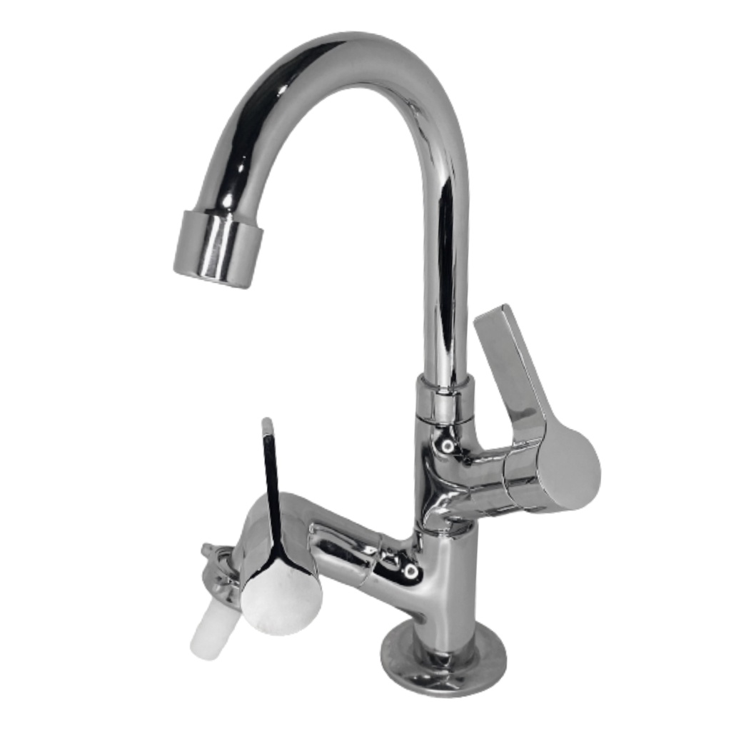 Torneira De Mesa Bica Móvel Saída P/ Maquina C-70 1/4 De Volta Cozinha Área Externa