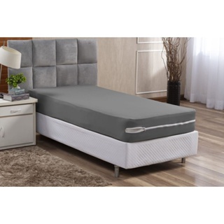 Kit 2 Capas para colchão de solteiro com ziper malha gel em Oferta na Shopee