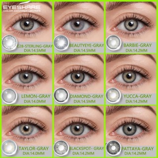 AMARA Lentes De Contato Coloridas 2pcs Contatos Coloridos Para Os Olhos Gráy Cosméticos Maquiagem