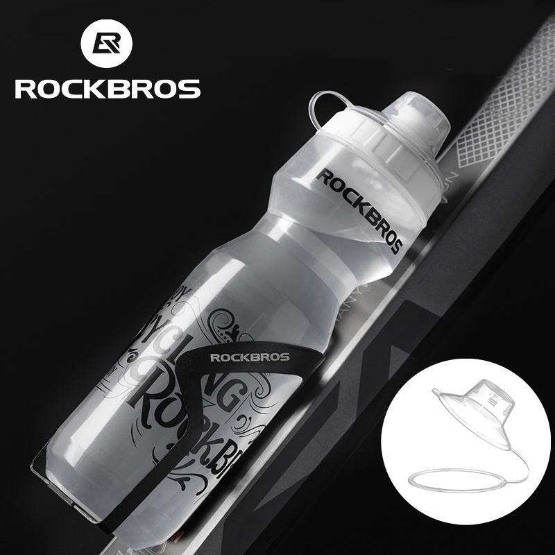 ROCKBROS Bicicleta Garrafa De Montanha Bebida De Água Para Esportes Ao Ar Livre Plástico Portátil De Grande Capacidade De Ciclismo em Oferta na Shopee