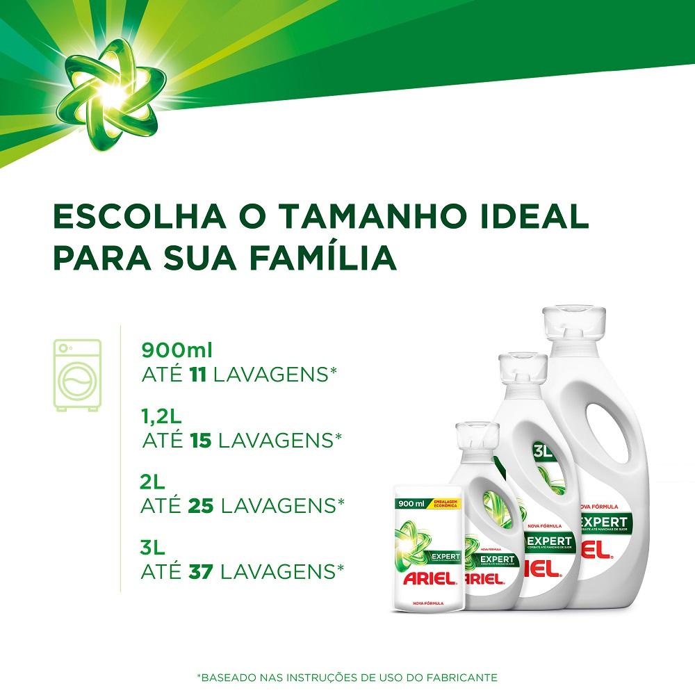 Detalhes do Sabão Líquido Ariel Expert 1,2L