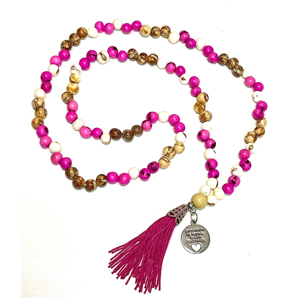 Japamala Modelo bete russo Rosa 108 conta vida me surpreenda em Oferta na Shopee