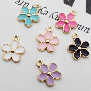 10Pcs Moda Liga Esmalte Margarida Flor Pingentes 1,2 * 1,5cm Acessórios De Bricolagem Para Colar Pulseiras A Fabricação De Jóias em Oferta na Shopee