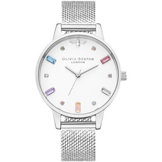 2022 Novo Olivia Burton Relógio Feminino Estudantil OB Arco-Íris Moda Europeia Americana Nicho Quartzo