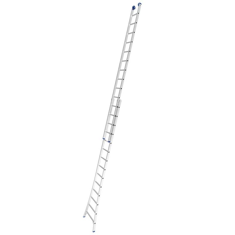 Escada De Alumínio Extensiva 2 X 14 Degraus 7,01 Metros Mor