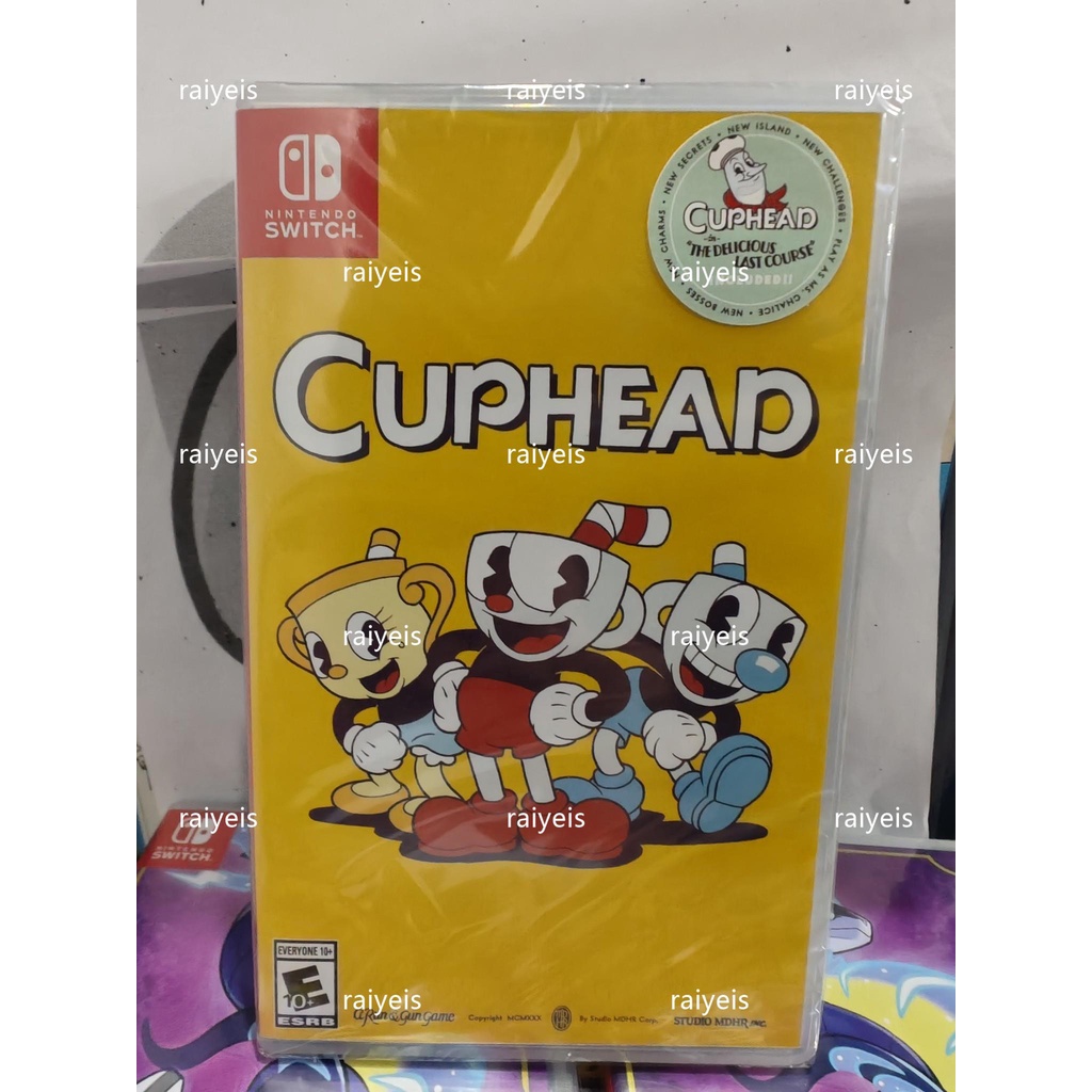 Nintendo Switch Jogos Cuphead MíDia FíSica Novo EUA Raiyeis lacrado