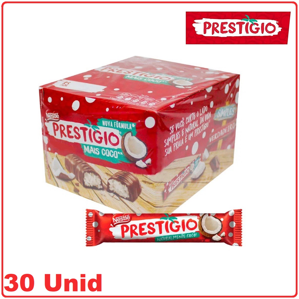 CHOCOLATE NESTLE PRESTIGIO AO LEITE 30X30GR