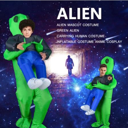 Fantasia Insuflável Alienígena Meninos Festa Cosplay Engraçada Anime De Halloween Para Homem Mulher