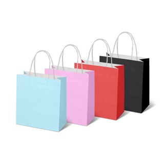 Sacola de Papel Kraft Colorido PP 15x16,5x7cm 50und em Oferta na Shopee