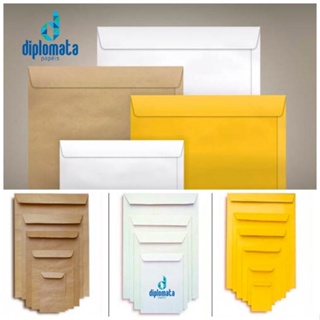 Envelope Saco Branco, Kraft, Ouro, Pardo - para Documento Dízimo Currículo A4 Meio Ofício em Oferta na Shopee