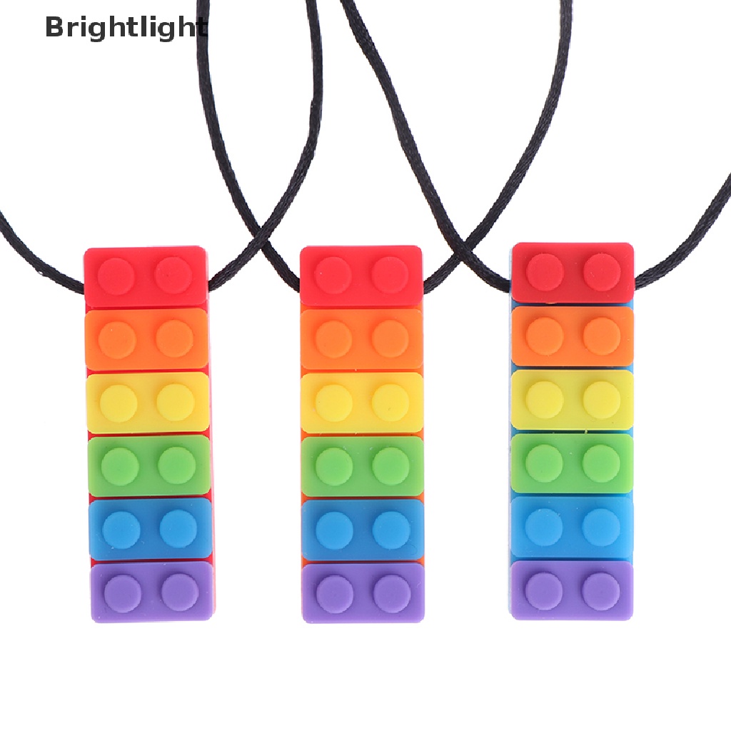 Colar De Silicone Mordedor Sensorial De Mastigar Ecológico Grande [BR] em Oferta na Shopee