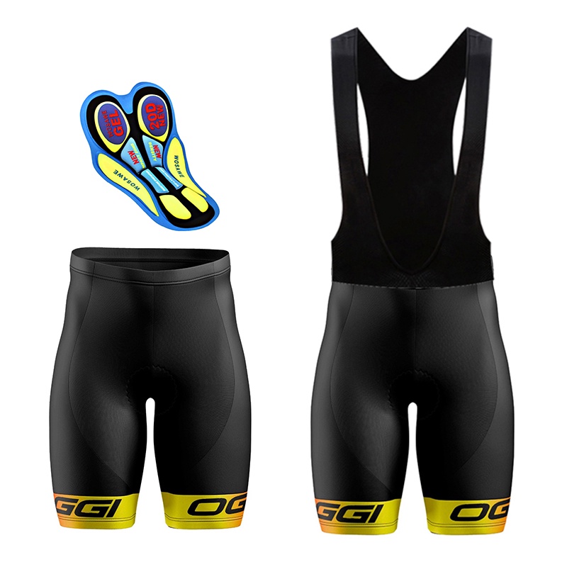 Set Abbigliamento Ciclismo Uomo - Maglia Manica Corta + Salopette Con Fondello In Gel 20D, Traspirante Ed Elastico - Foto 6