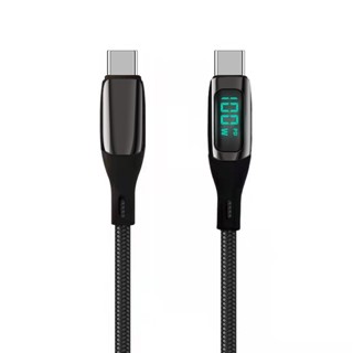 BlitzWolf ® Cabo LED De 100W 5A Tipo C Para PD3.0 PPS QC4.0 QC3.0 Linha De Transferência De Dados De Carregamento Rápido