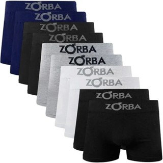 Kit 8 Cueca Boxer Algodão Sortida Zorba 781