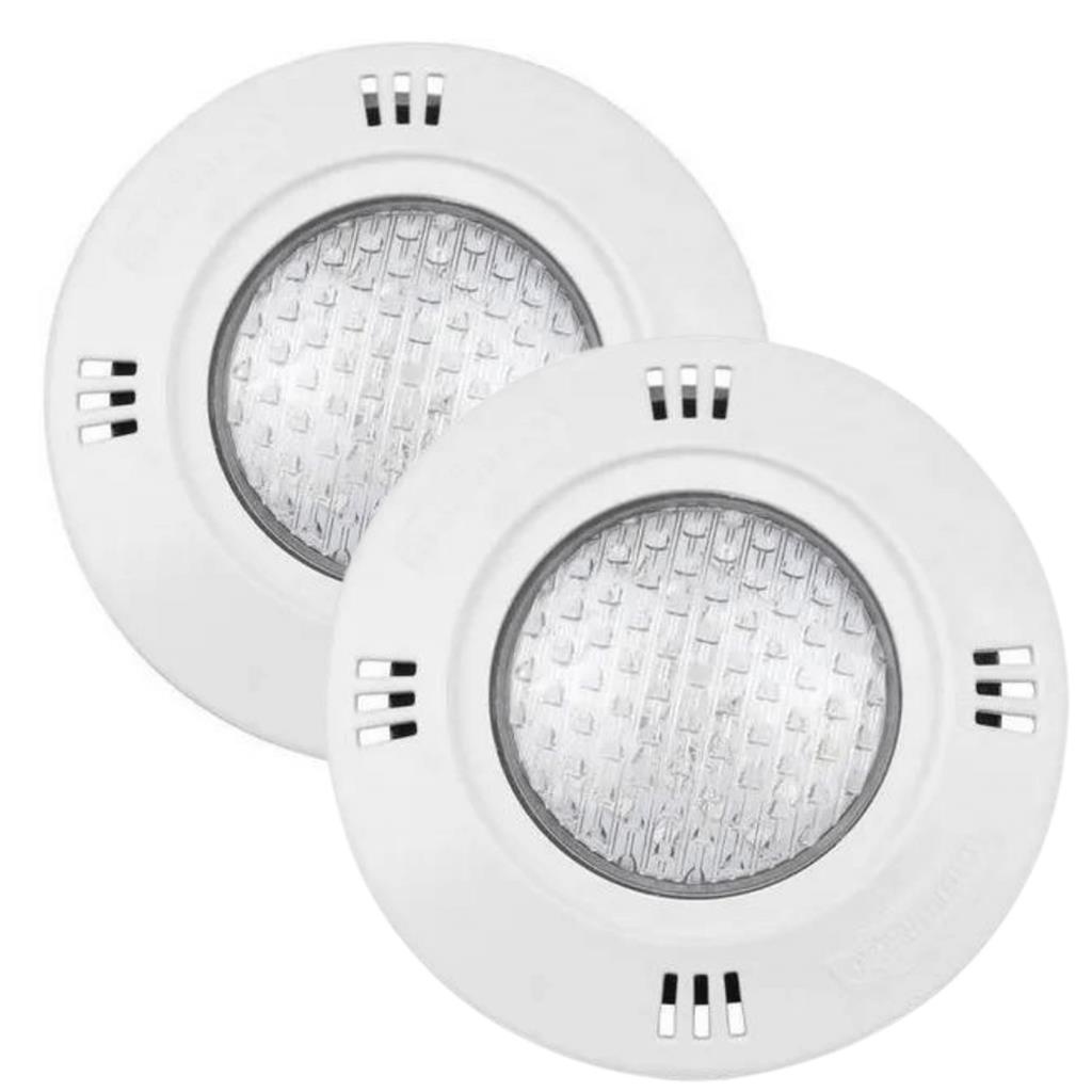 Kit 2 Luminaria De Piscina Led 18w Rgb 16 Cores Blindado Shopee Brasil