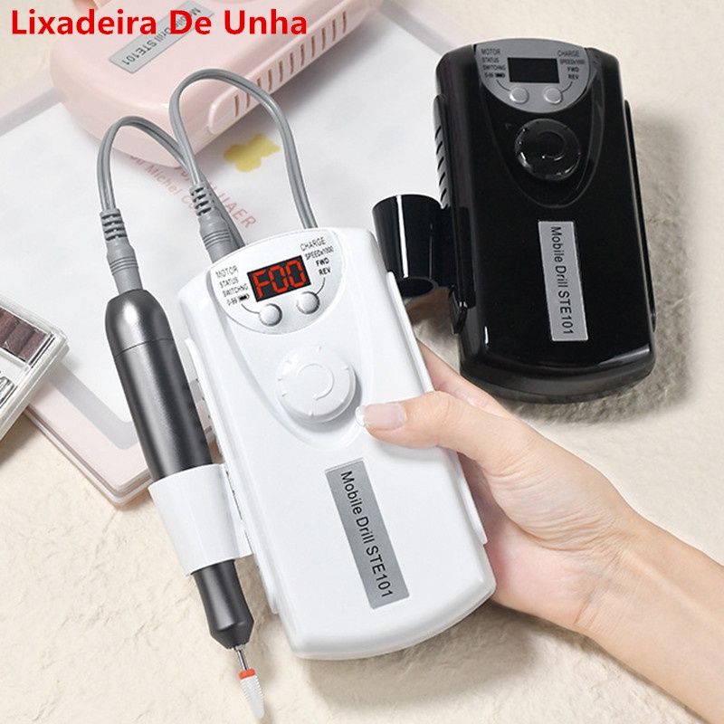 Lixadeira De Unha Lixa De Unha Elétrica Profissional Bloco Motor Bivolt ...