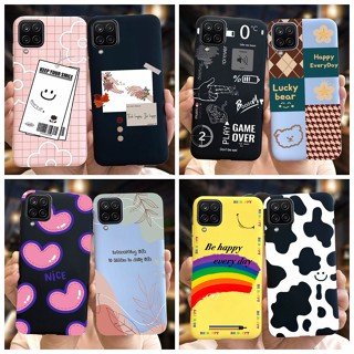 Capa Flexível Para Samsung Galaxy A12 M12 De Silicone Telefone A12 A 12 M 12 SM-A125F M127F Anti-Impacto