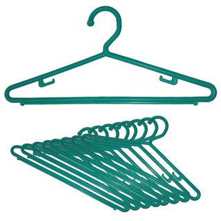 Kit 10 Cabide Reforçado Infantil Verde