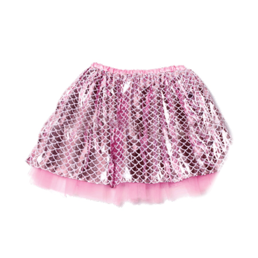Saia Tute com Escamas Rosa Infantil Festa Carnaval 01 Unidade Cromus em Oferta na Shopee