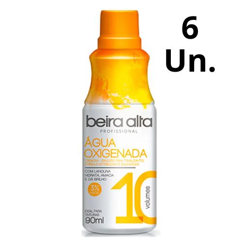 Kit C/6 Águas Oxigenada 90ml Volume 10 - Beira Alta