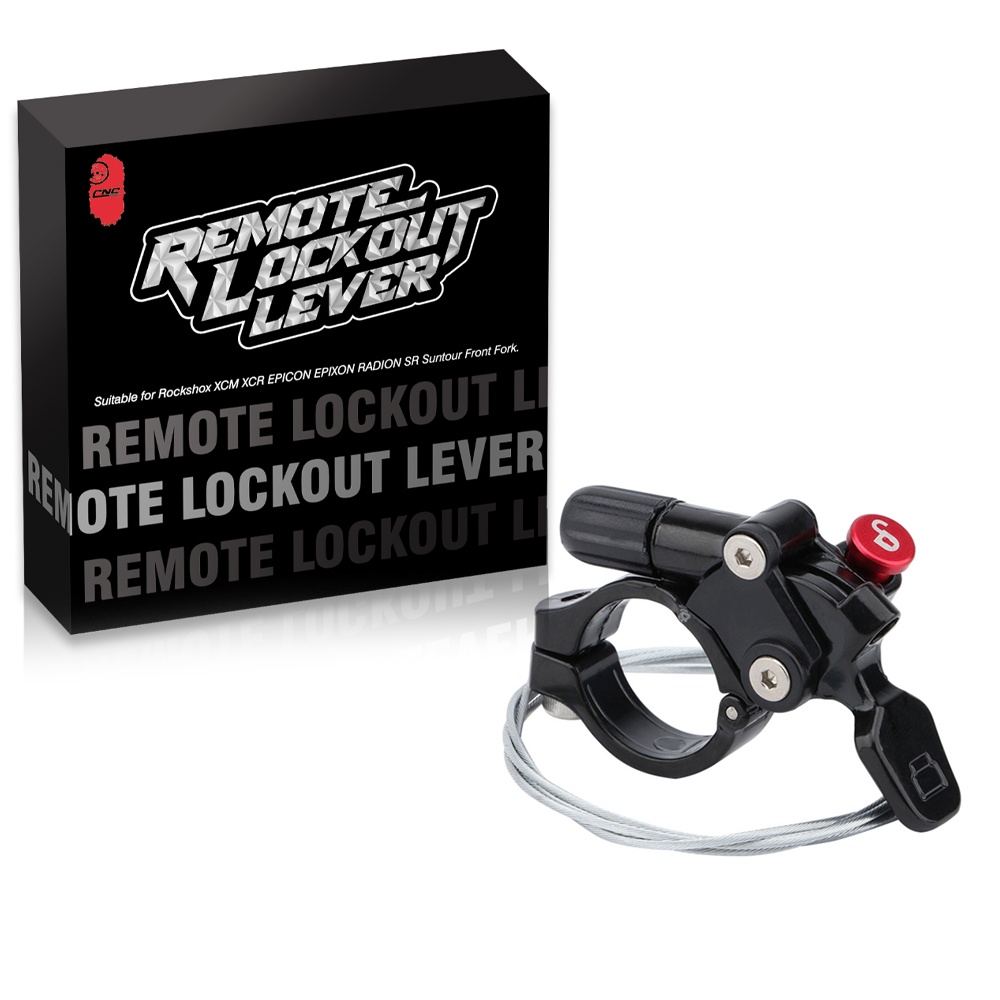 Botão De Troca Do Garfo Para Bicicleta CNC De Montanha De Rockshox Suntour Fox De Suspensão Interruptor De Arame De Trava